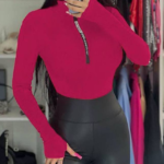 بادی زیپ وسط رنگی (پک 6 عددی)