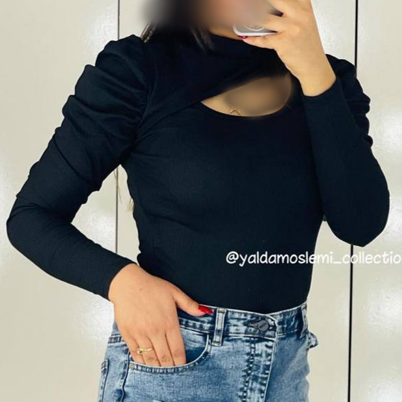 بادی سینه نما آستین عروسکی(پک 4 عددی)