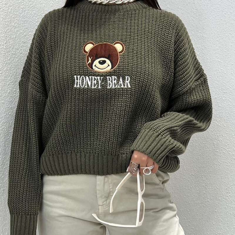 بلوز بافت گلدوزی تدی (پک 6 عددی)