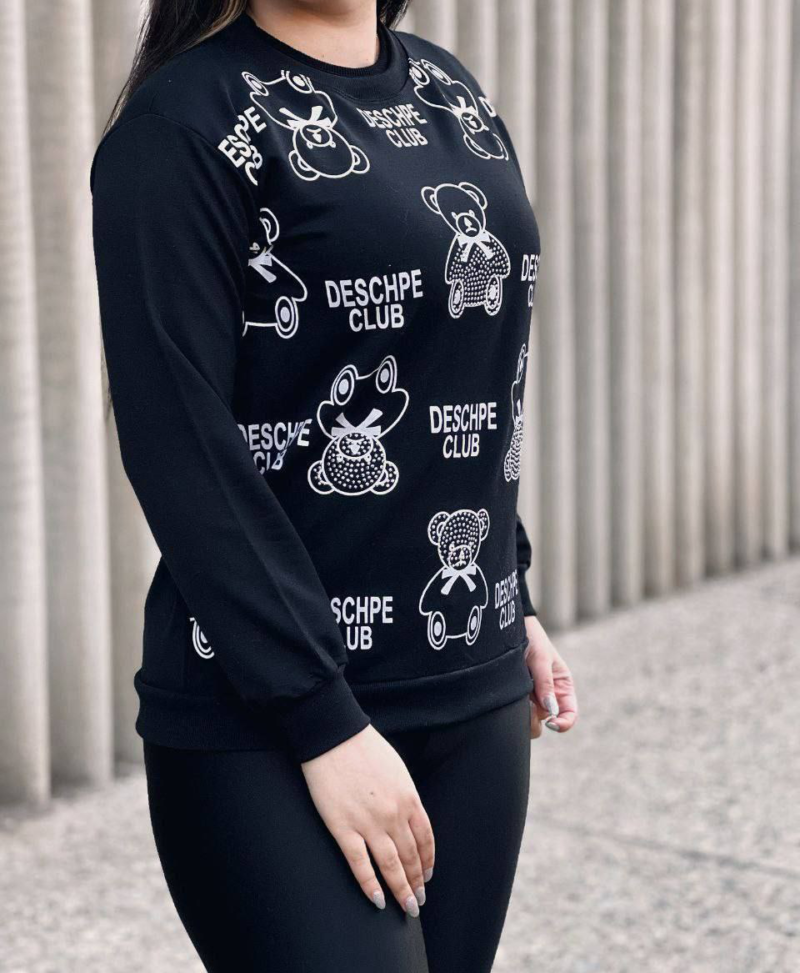 بلوز دورس تمام چاپ موسچینونگین دوزی(پک 4 عددی)