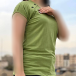 تیشرت یقه گرد ، 2 دکمه(پک 6عددی)