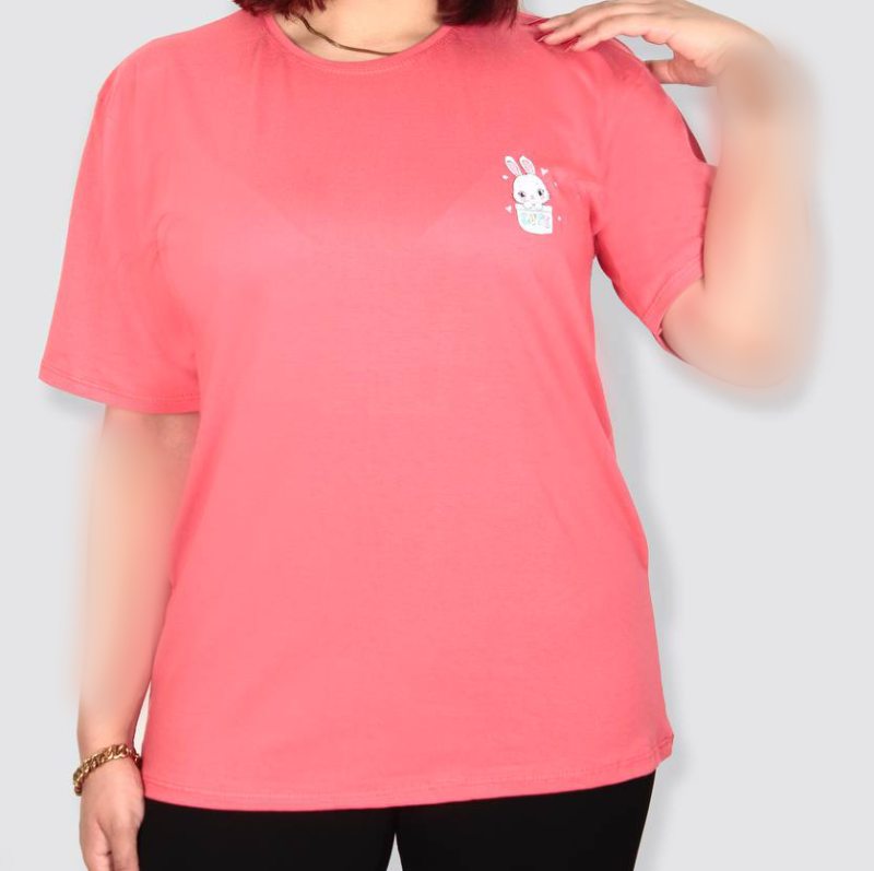 تیشرت لانگ چاپ میکس دختر کوچولو (پک 6عددی)