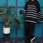 ست بافت فوق العاده لش خطی(پک 5 عددی)