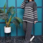 ست بافت فوق العاده لش خطی(پک 5 عددی)