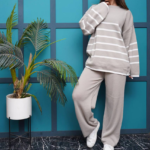 ست بافت فوق العاده لش خطی(پک 5 عددی)