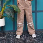 شلوار بگ دمپا نوار دار (پک 4 عددی)