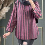 شومیز پیراهنی مدل رها (پک 4 عددی)