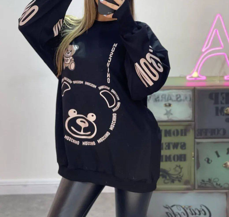 بلوز لانگ استین فینگری خرس(پک 3 عددی)