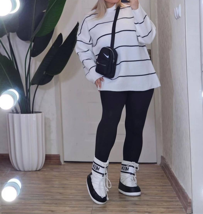 بلوز راه راه لش پینترسیتی (پک 6 عددی)