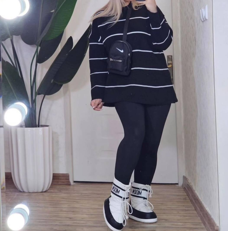 بلوز راه راه لش پینترسیتی (پک 6 عددی)