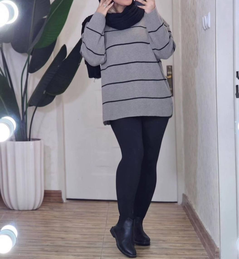 بلوز راه راه لش پینترسیتی (پک 6 عددی)