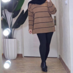 بلوز راه راه لش پینترسیتی (پک 6 عددی)