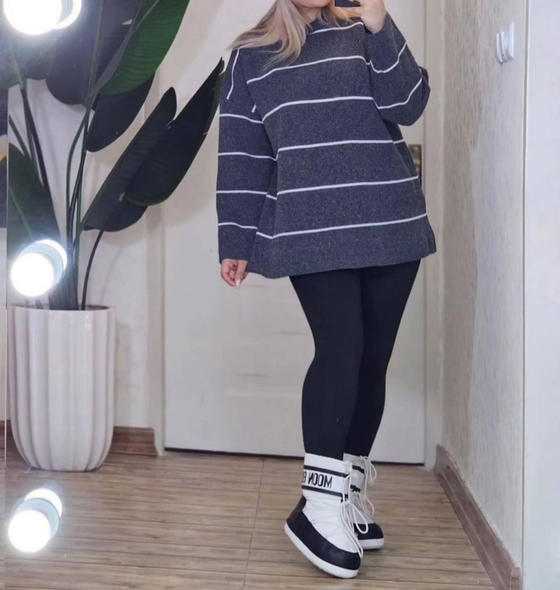 بلوز راه راه لش پینترسیتی (پک 6 عددی)