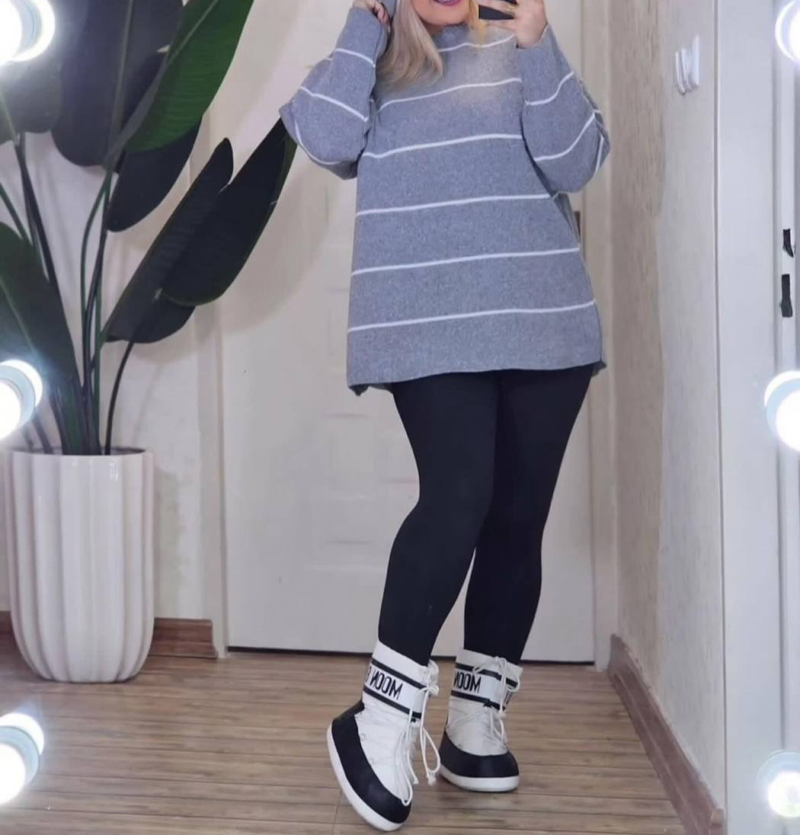 بلوز راه راه لش پینترسیتی (پک 6 عددی)