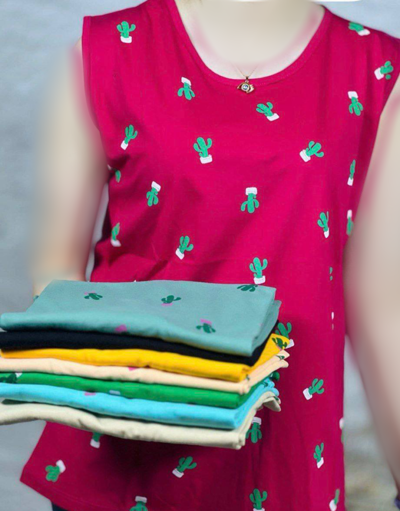 تاپ چاپ دار  میکس (پک 6عددی)