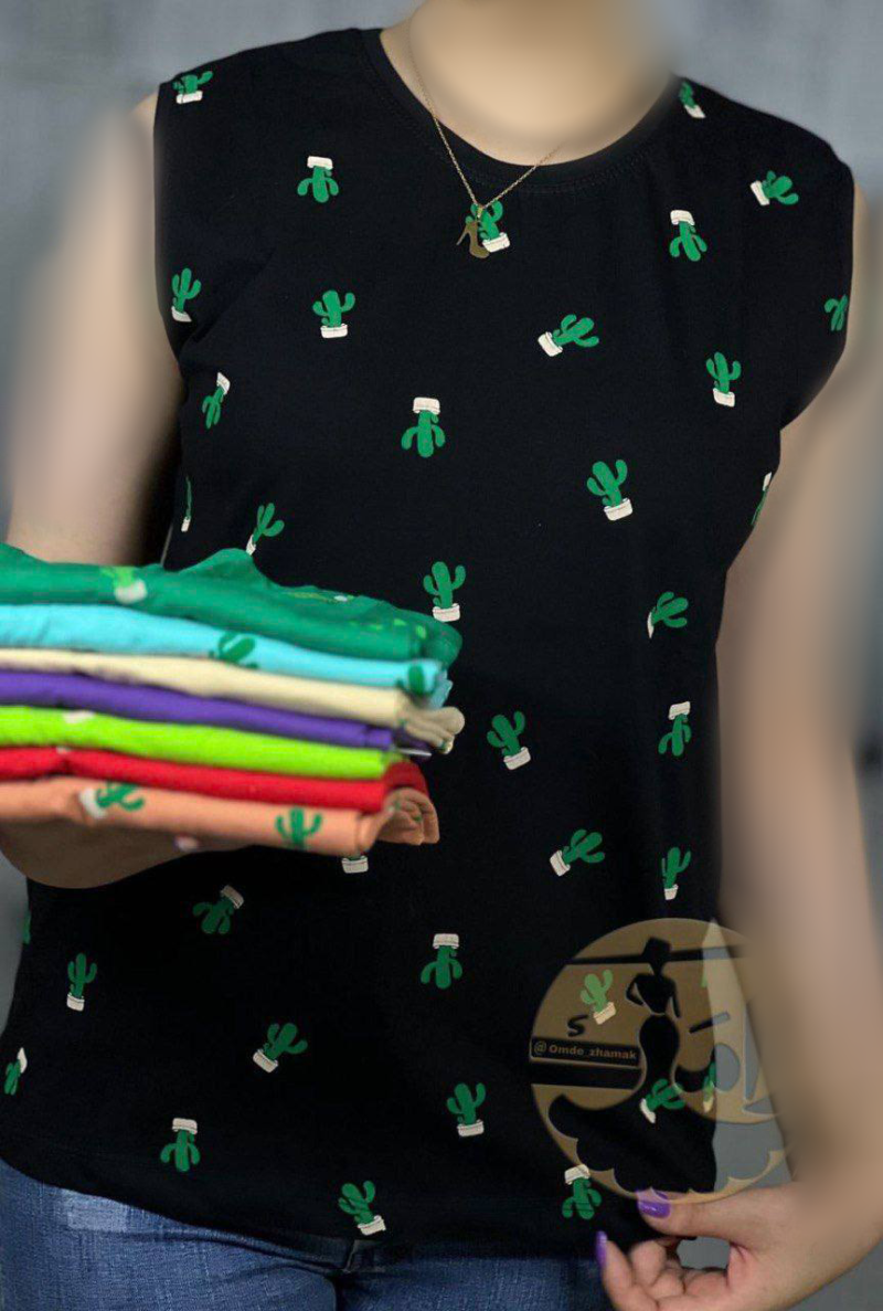 تاپ چاپ دار  میکس (پک 6عددی)