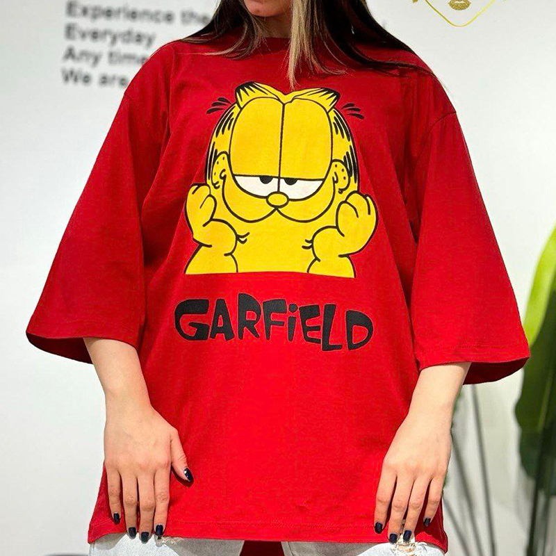 تیشرت لانگ گاردفیلد(پک 6عددی)