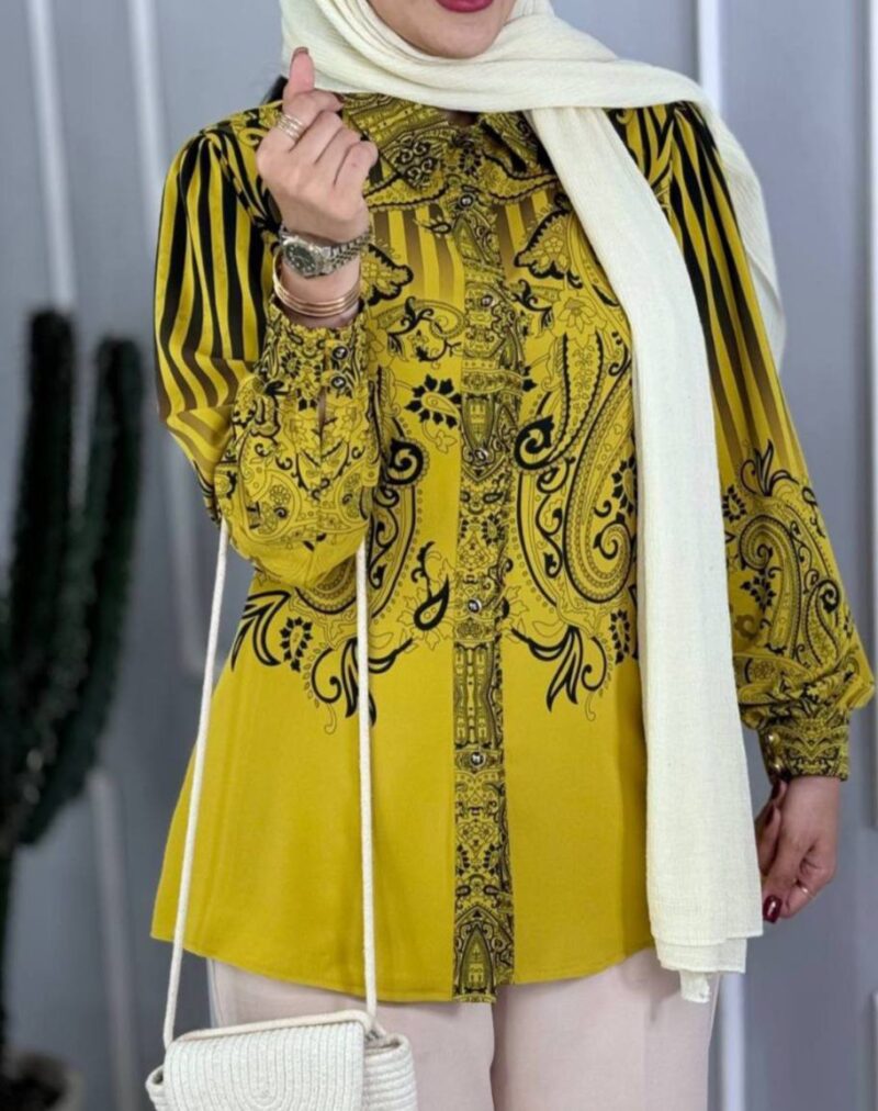 شومیز الیزه جلو دکمه(پک 4 عددی)