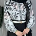 شومیز الیزه جلو دکمه(پک 4 عددی)