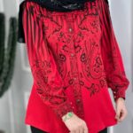 شومیز الیزه جلو دکمه(پک 4 عددی)