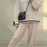 ست بافت تونیک شلوار V (پک6 عددی)