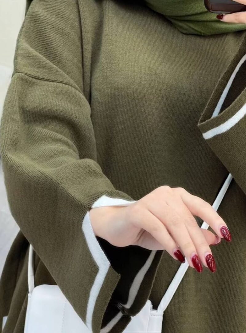 ست بافت تونیک شلوار V (پک6 عددی)