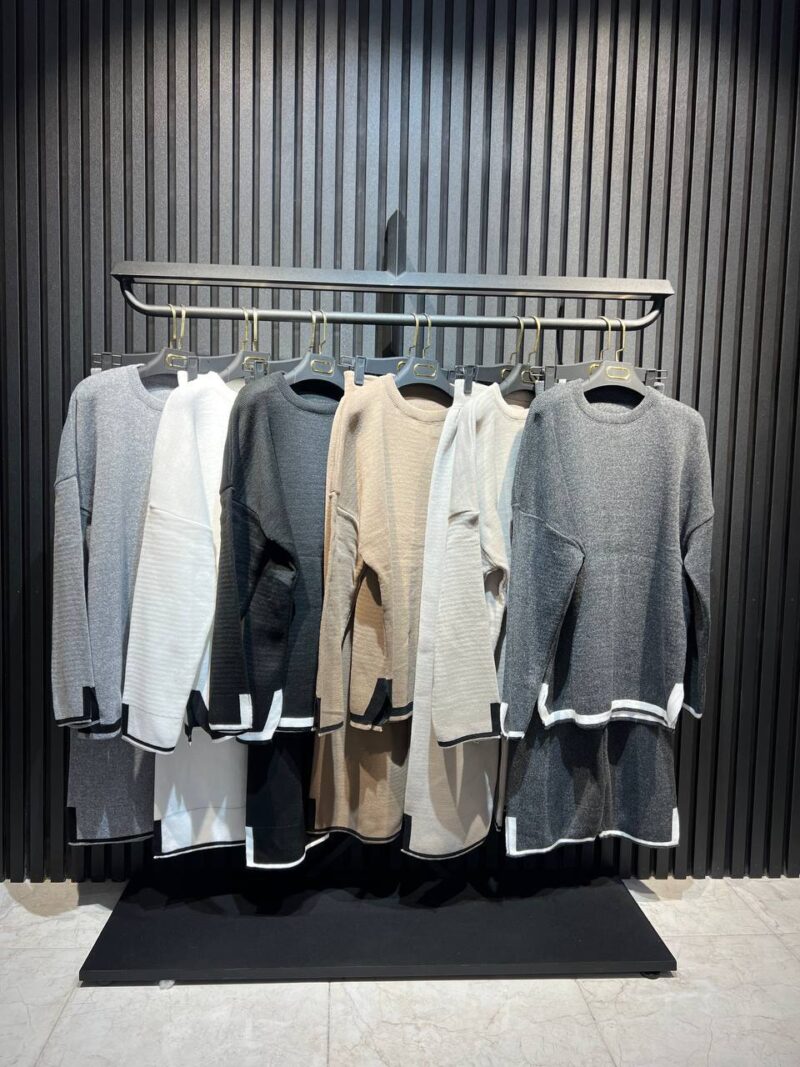 ست بافت تونیک شلوار V (پک6 عددی)