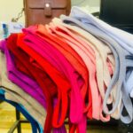 تاپ ۲ بندی کبریتی رنگی (پک 6 عددی)