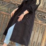 مانتو بلند مدل جلو باز (پک 4 عددی)