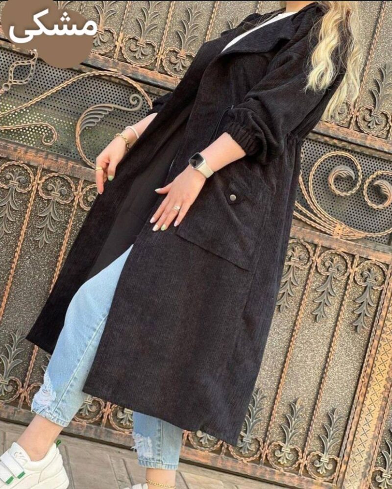 مانتو بلند مدل جلو باز (پک 4 عددی)