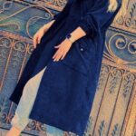 مانتو بلند مدل جلو باز (پک 4 عددی)