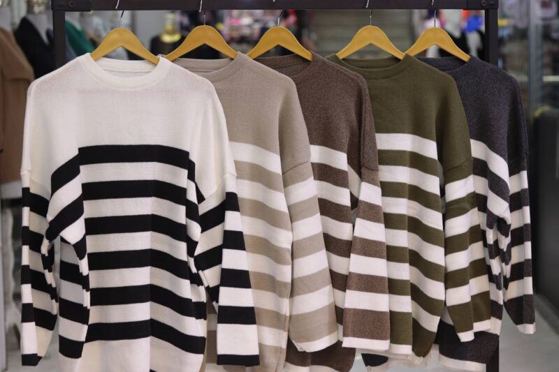 بلوز راه راه لش پینترسیتی (پک 5 عددی)