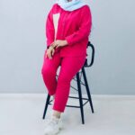 مانتو شلوار جیب ریش (پک 5 عددی)