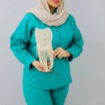 مانتو شلوار جیب ریش (پک 5 عددی)
