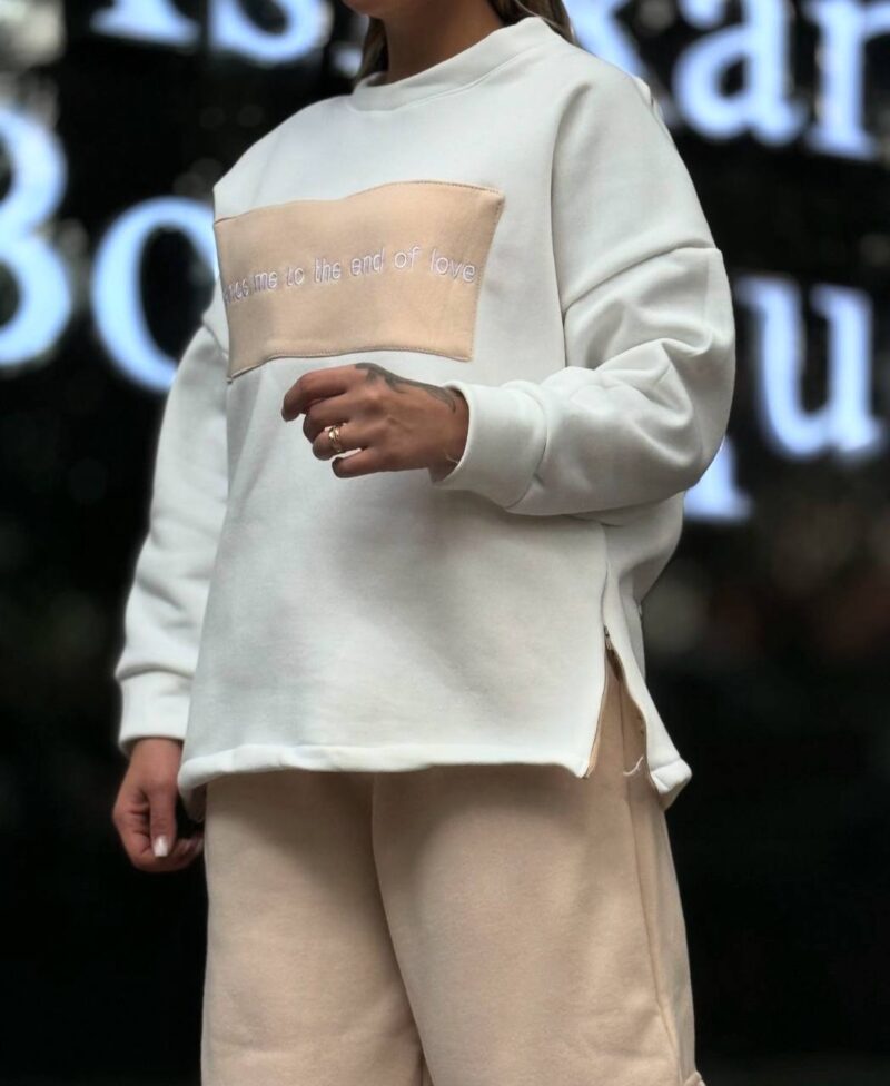 ست بلوز آستین بلند و شلوار کارگو (پک 3 عددی)