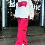 ست بلوز آستین بلند و شلوار کارگو (پک 3 عددی)