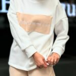 ست بلوز آستین بلند و شلوار کارگو (پک 3 عددی)