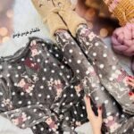 ست مخمل بلوز و شلوار استیکری (پک 6 عددی)