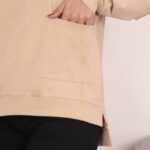 بلوز تک جیب پشت بلند بغل چاک (پک 6 عددی)