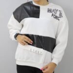 بلوز تیکه دوزی چرم و پایین حلقه (پک4 عددی)