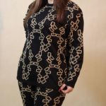 ست بافت تونیک شلوار زنجیری(پک6 عددی)