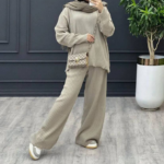 ست بلوز شلوار سوپر لش كش بافت(پک 4 عددی)