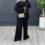 ست بلوز شلوار سوپر لش كش بافت(پک 4 عددی)