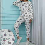 ست بلوز شلوار مخمل استیکری(پک 6 عددی)