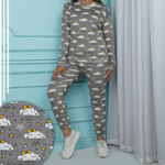 ست بلوز شلوار مخمل استیکری(پک 6 عددی)