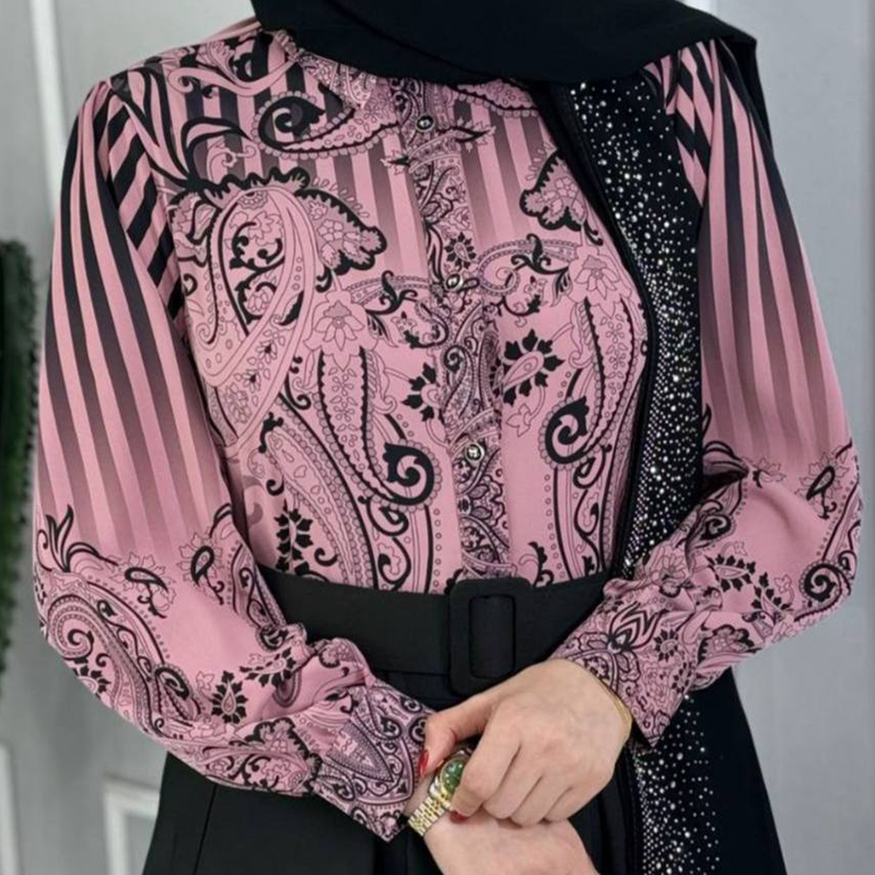 شومیز الیزه جلو دکمه(پک 4 عددی)