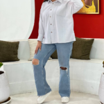 شومیز کراپ مانتویی(پک5 عددی)