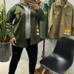 مانتو کتون جیب استیکری (پک 4عددی)