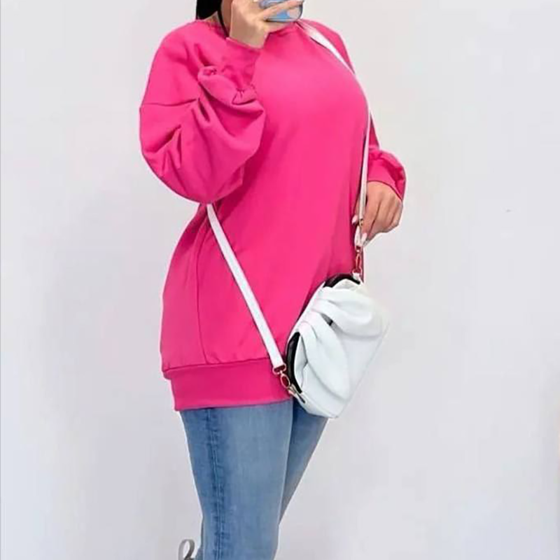 بلوز دورس ۲نخ یقه گرد ساده (پک 4 عددی)