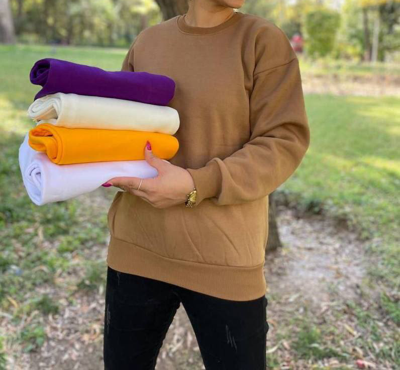 بلوز دورس ۲نخ یقه گرد ساده (پک 4 عددی)